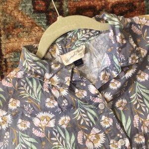 Botanical Print Button Down